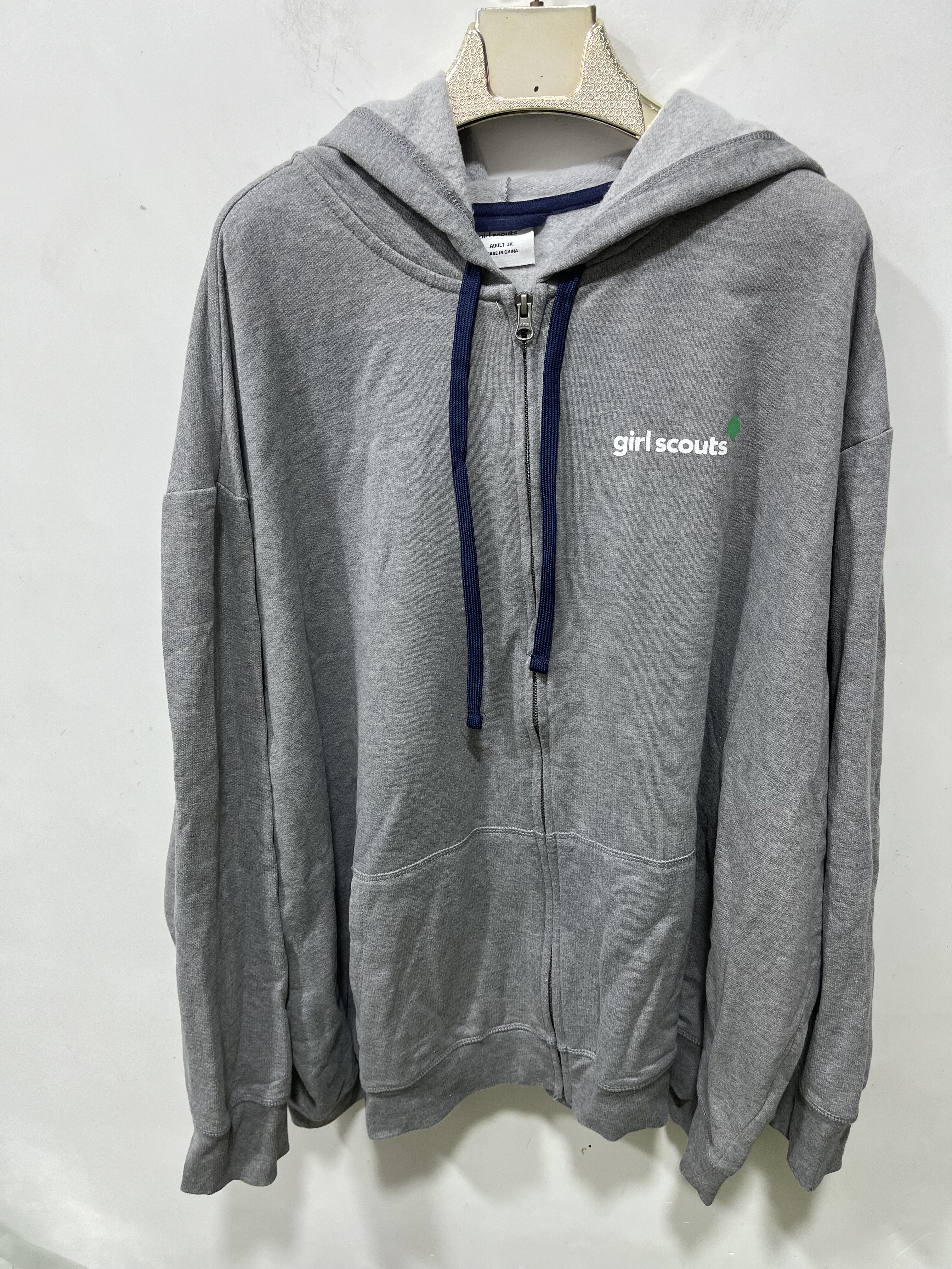 亏本清货秋冬加肥加大码男装连帽加薄绒卫衣宽松纯棉拉链外套潮牌