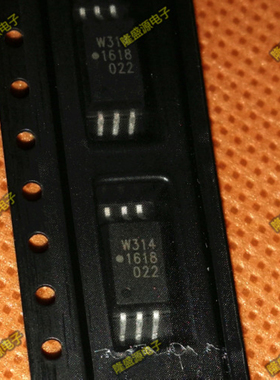 黑色光耦W314 ACPL-W314 SOP-6贴片 全新原装