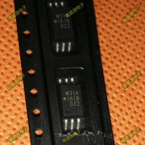 黑色光耦W314 ACPL-W314 SOP-6贴片 全新原装