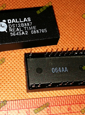 DS12B887 DS12B887，DS12887+  DIP-19 时钟IC芯片 全新原装