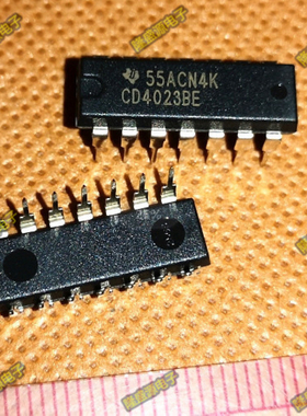 直插式 CD4023 CD4023BE CD4023BCN DIP-14 逻辑芯片IC 4023 全新