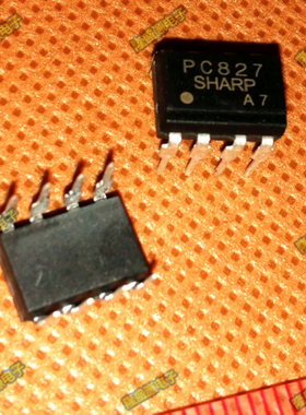 直插光耦合成器 PC827 DIP-8 原装进口 夏普SHARP 可直拍