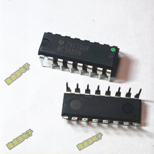 全新进口原装 MC3486N MC3486P 线路驱动器 DIP-16 MC14520BCP