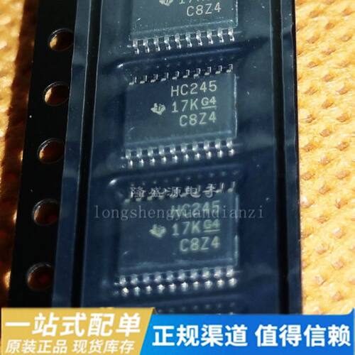 原装SN74HC245PWR 74HC245C 74HC245PW HC245 TSSOP-20收发器芯片