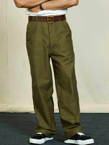 复古OG107宽松直筒工装裤复刻RRL