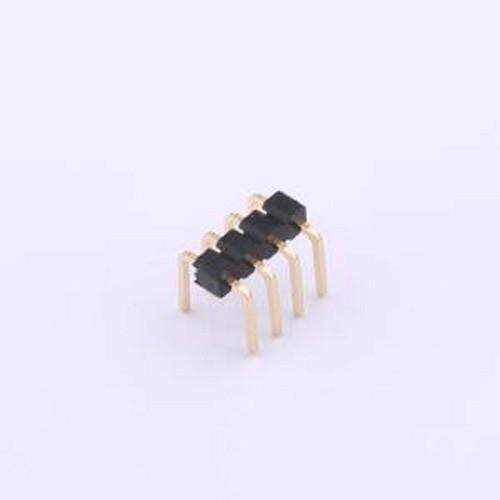 X4611WR-04IU-C40D50-E12F12 排针 间距:2mm 弯插,P=2mm 原装现货
