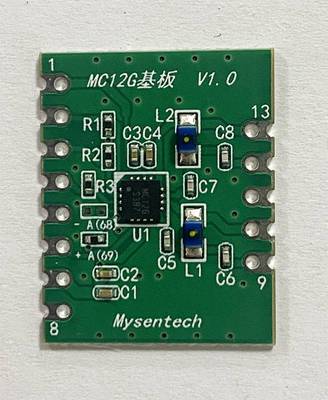 MC12GPCB对地电容模组液位触控检测I2C通信替代FDC2112/FDC2212