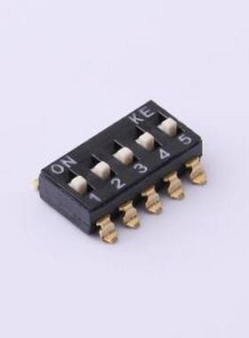 DSIC05LSGER 拨码开关 2.54mm 5位贴片高柄拨码开关卷装 SMD-10P,