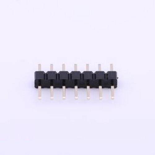 MTP220-1107S1 排针 间距:2mm 1x7P 直插 方针 插件,P=2mm 原装现