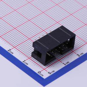 BH254V-10P IDC连接器(牛角/简牛) 每排P数:5 2x5P 排数:2 2.54mm