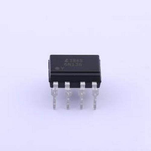 6N136-L 光耦-逻辑输出 DC输入 1通道 隔离电压(rms):5000V DIP-8