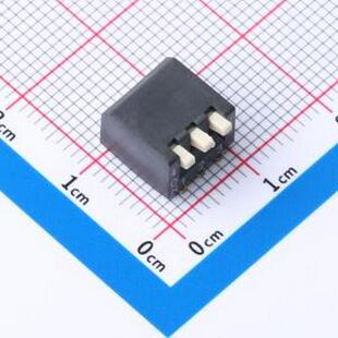 2.54-3P TPCB 间距2.54mm 琴键式3位贴片 SMD 拨码开关 原装现货