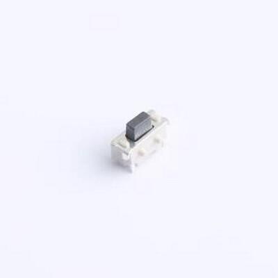 THAM04-ACB2-R 轻触开关 2X4/贴片/1.8H/250g/白底黑钮/带柱/双簧
