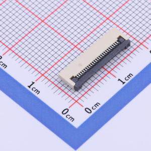 FC05-S25FCT-00 FFC/FPC连接器 间距:0.5mm P数:25P 翻盖式 下接