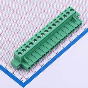 MX2EDGKM-5.08-15P-GN01-Cu-Y-A 插拔式接线端子 5.08mm 1x15P 排