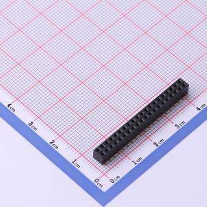 X4621FVS-2x20-C43D65 排母 间距:2mm 2x20P 立贴 原装现货