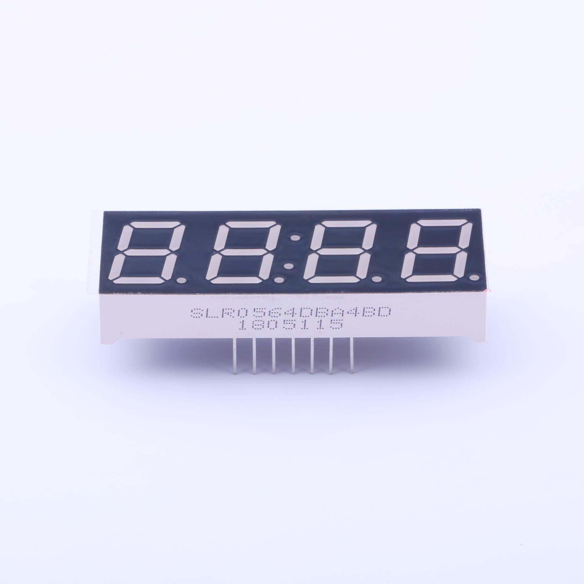 SLR0564DBA4BD (0.56英寸,四位,蓝光,共阳LED数码管,插件). 现货使用感如何?