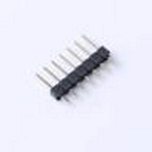 17-1442-002 排针 1x7P 间距:2.54mm 插件,P=2.54mm 原装现货
