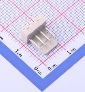 HC-2510-4A 线对板/线对线连接器 2.54mm 1x4P 直插 1x4P 间距P=