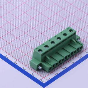 DB2EKM-7.62-6P-GN-S 插拔式接线端子 7.62mm 1x6P 排数:1 每排P