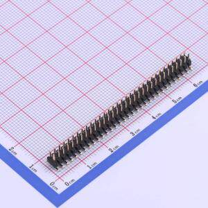 X4621WVS-2x32I-C40D64 排针 间距:2mm 2x32P 立贴 方针 原装现货