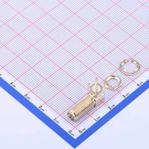 SMA-KWE903 RF射频同轴连接器 SMA 内孔 弯头 3件套 原装现货