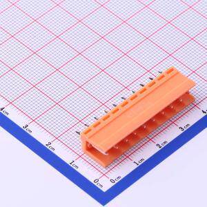 HT396V-3.96-10P 插拔式接线端子 3.96mm 1x10P 排数:1 每排P数:1