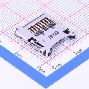 TF-114 SD卡连接器 自弹式 MicroSD卡(TF卡) 卡座 原装现货