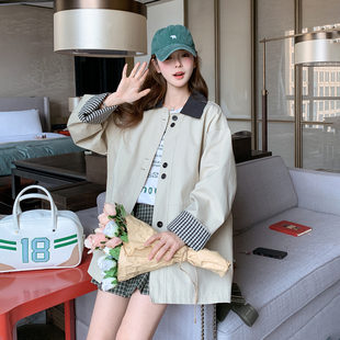 卡其色百搭韩系小个子风衣女2026开春新款减龄通勤时尚超好看外套