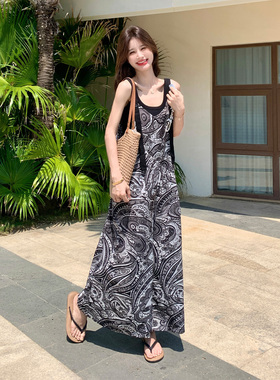 L327-  208/228  度假风高腰阔腿连体裤