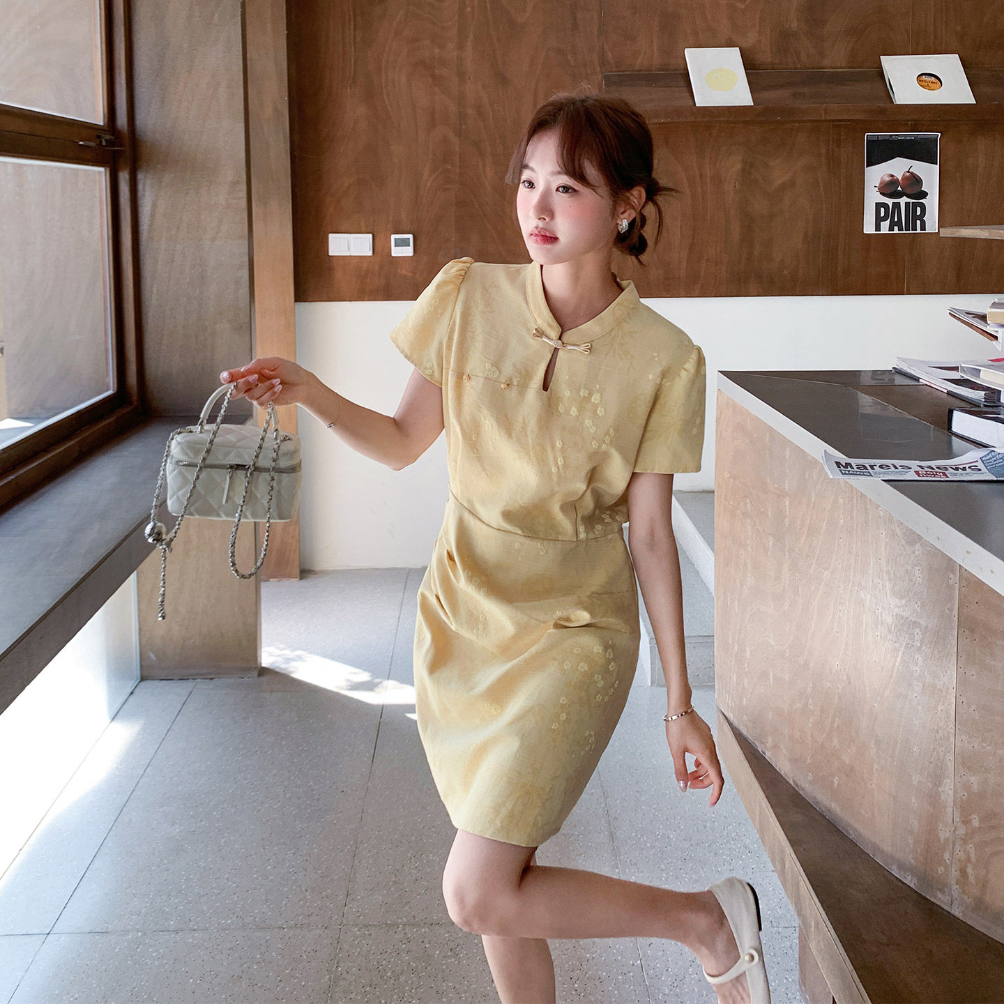 新中式国风轻奢高级感盘扣连衣裙女2026夏季新款改良设计感旗袍裙