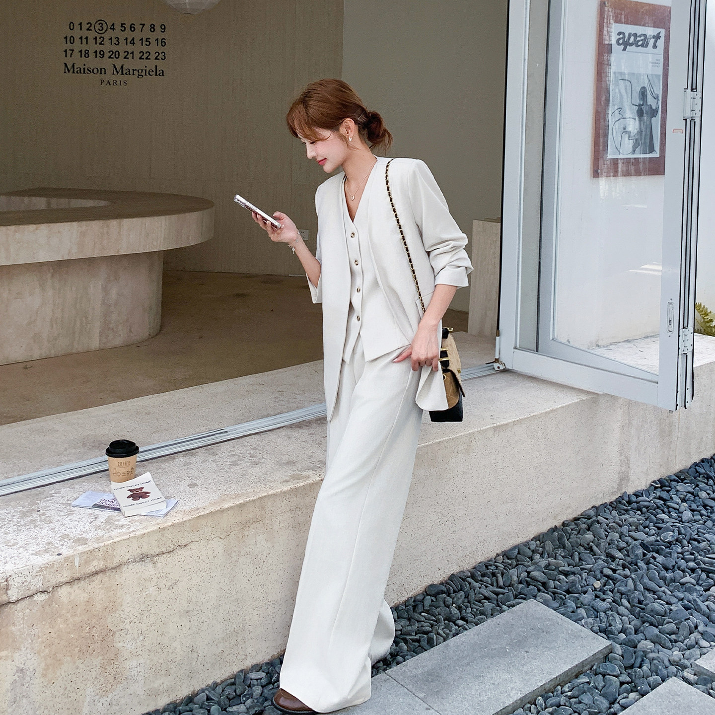 3.20西装套装女春季气质高级感显瘦三件套348/368