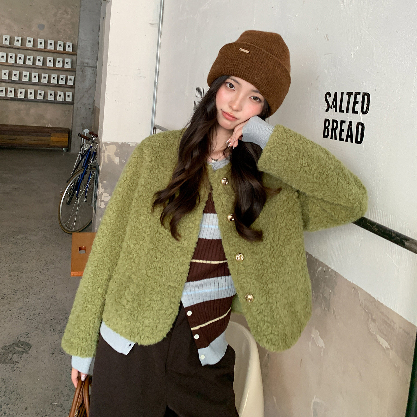 秋冬爆款小众休闲风羊羔毛外套女2026韩版俏皮减龄松弛感皮毛一体