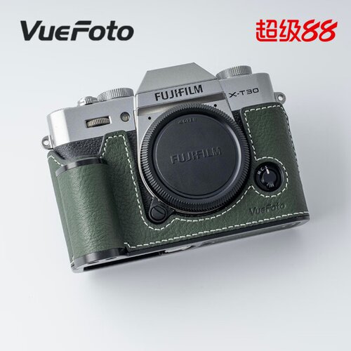 VUEFOTO威富途适用富士xt30三代真皮手柄保护套FUJIFILM相机包