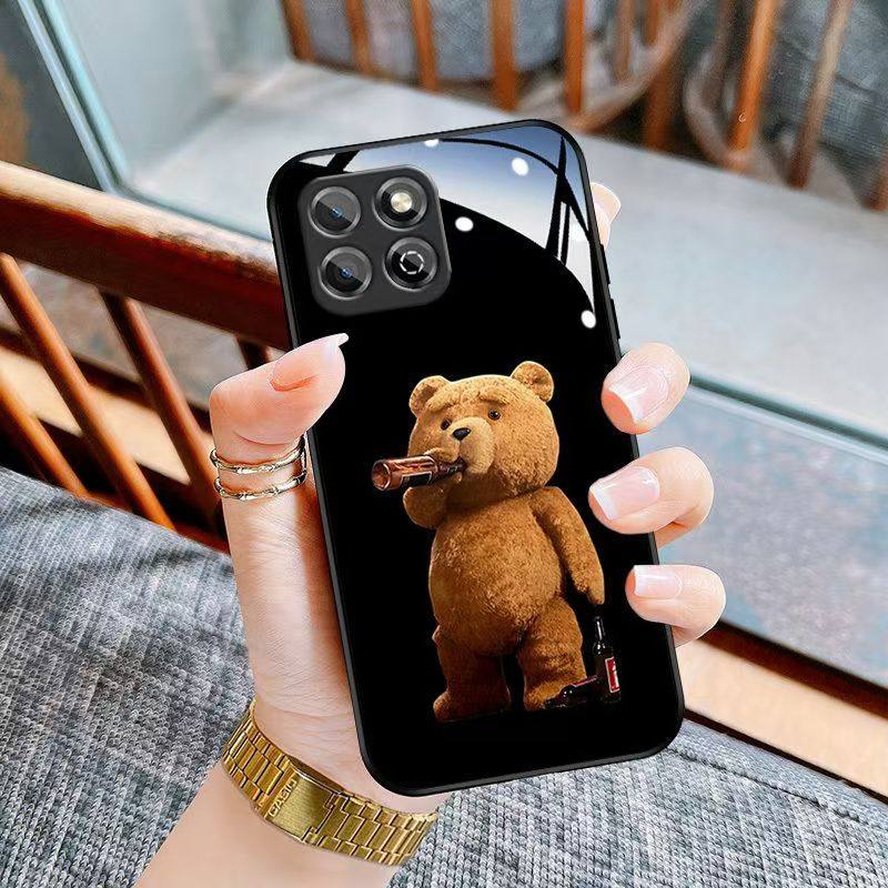 可爱创意泰迪熊适用Reno7OPPOReno13手机壳新款Reno11玻璃防摔Reno9全包硅胶Reno12软边个性创意网红保护套,3C数码配件,手机保护套/壳,淘宝优惠券,粉丝福利购,淘宝优惠卷