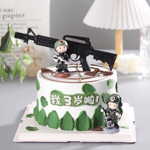 儿童生日蛋糕装饰摆件插件