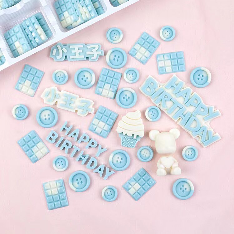 各式硅胶模具生日蛋糕装饰摆件