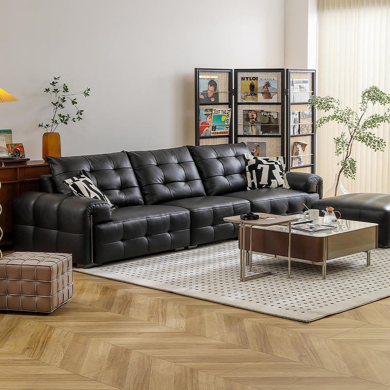 掌上明珠头层牛皮高回弹海绵