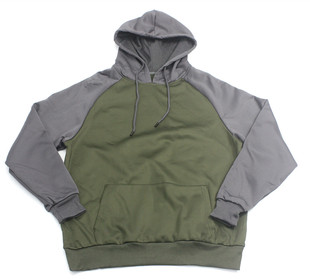 欧美单秋冬季加绒男式运动卫衣宽松休闲套头连帽外套hoodie coat