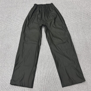 外穿套裤 防风防水徒步骑行松紧腰长裤 欧美户外防大雨厚实软壳雨裤