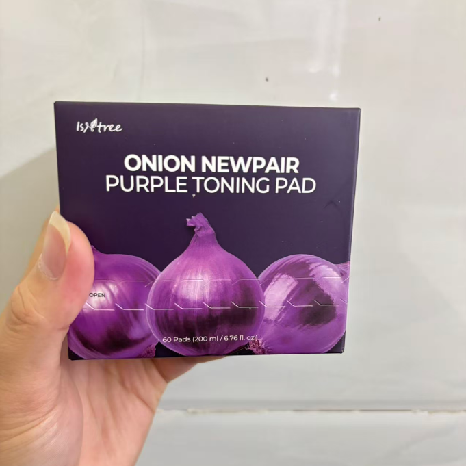韩国isntree洋葱去角质提亮棉片60片1盒/2盒提亮修护保湿舒缓