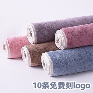 美容院毛巾专用皮肤管理专用包头巾胸前巾枕巾非纯棉包边定制logo