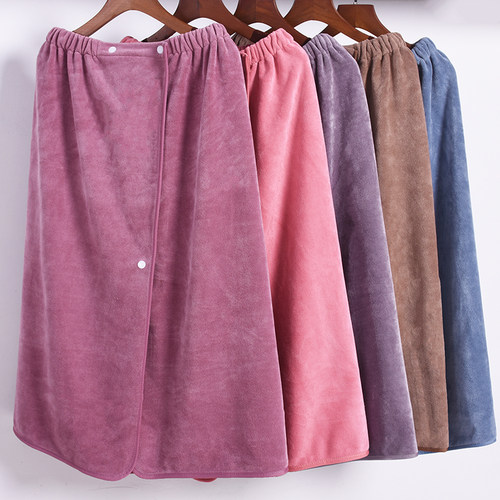 美容院专用抹胸浴裙女汗蒸服吸水