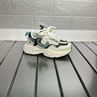 春季新款儿童运动鞋男童休闲鞋女童跑步鞋中大童双网老爹鞋