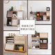 爱丽思木质收纳柜桌面玩具零食柜整理窄柜卧室书柜储物柜可叠加