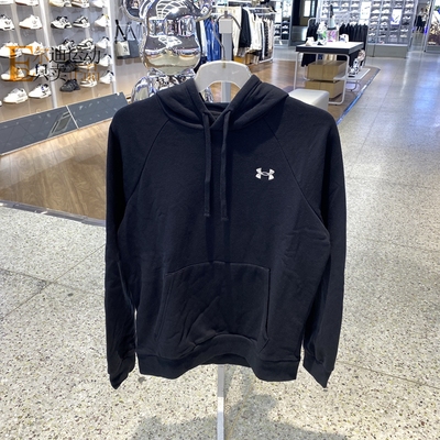 安德玛/UA男加绒连帽套头卫衣