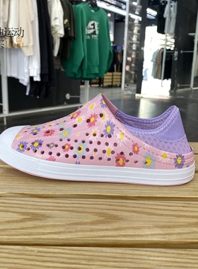 Skechers斯凯奇女童鞋夏季款舒适轻便 可爱洞洞鞋沙滩凉鞋302114L