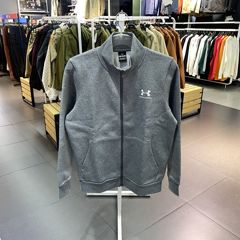 UA安德玛男子加绒立领外套