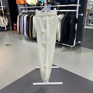 PUMA彪马女裤 680150 刺绣LOGO加绒保暖束脚运动休闲长裤 新款