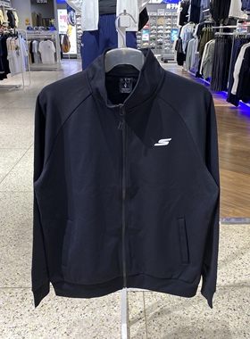 Skechers/斯凯奇男女新款跑步运动休闲情侣立领夹克外套P225U135
